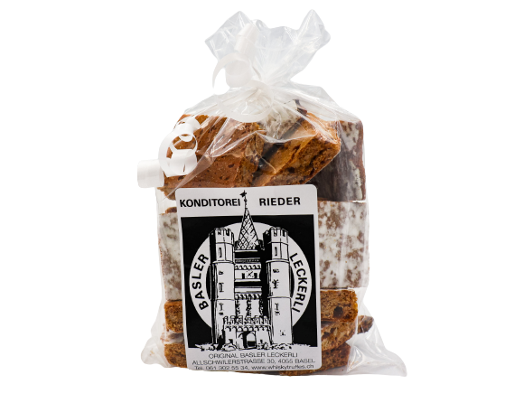 Basler Leckerli Abschnitt 500g - Die Whisky-Truffes der Konditorei Rieder